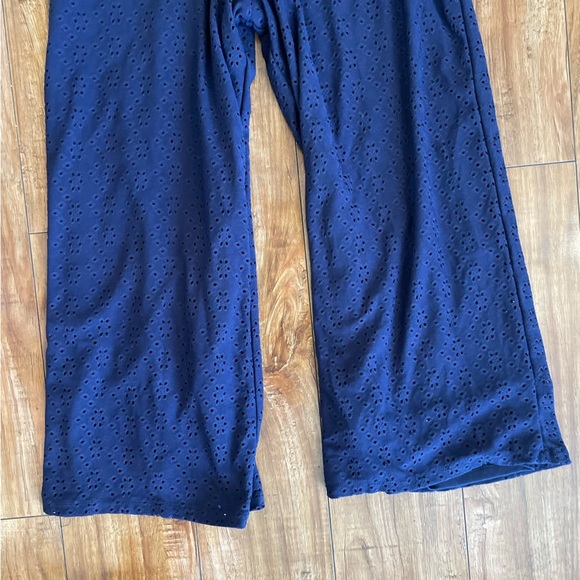 WILLOW ROOT Girls Elegant Navy Blue Short Sleeve Jumpsuit Jumper Size Medium - Picture 10 of 10